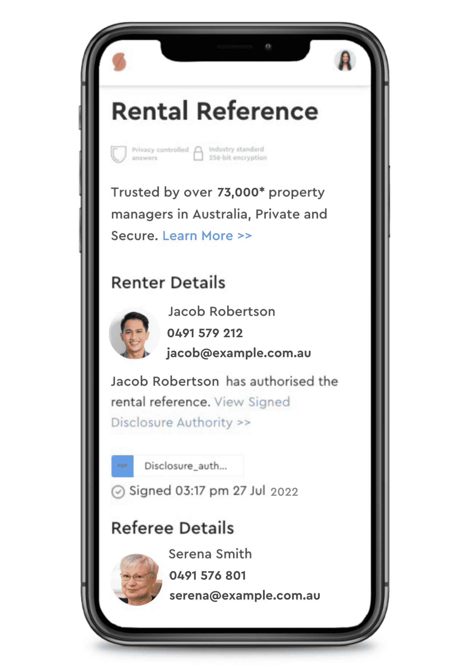 Rental References