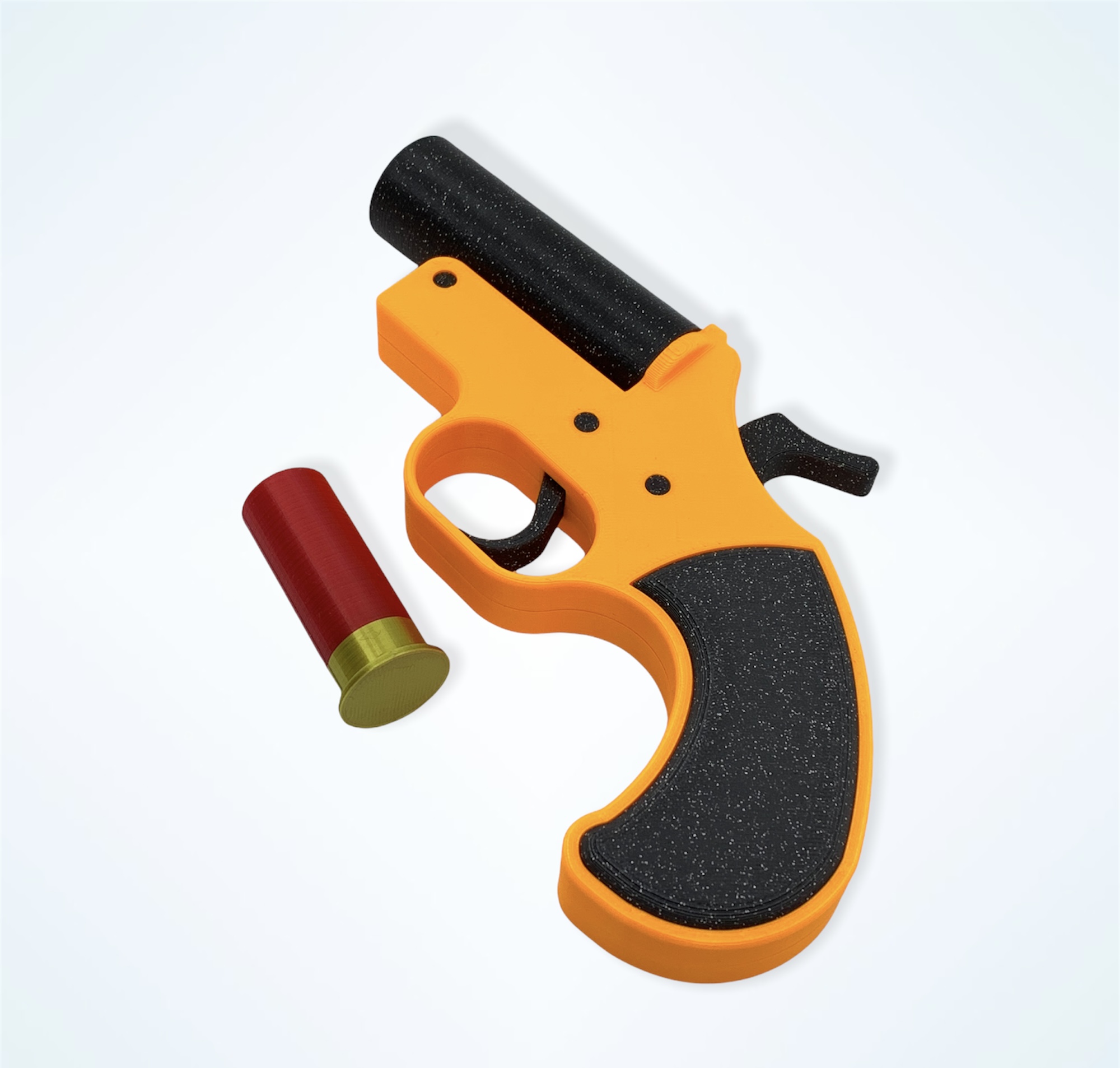 3D Printed FLARE GUN (PROP/REPLICA) MULTI PART TEST 3D PRINTS