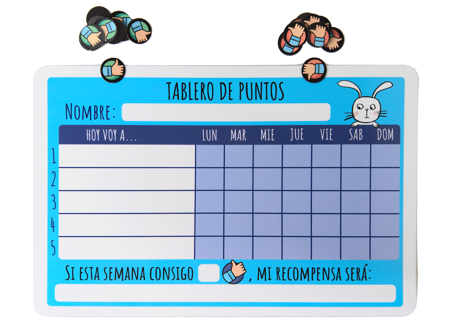 Economía de Fichas para niños Testa Didácticos y Terapéuticos