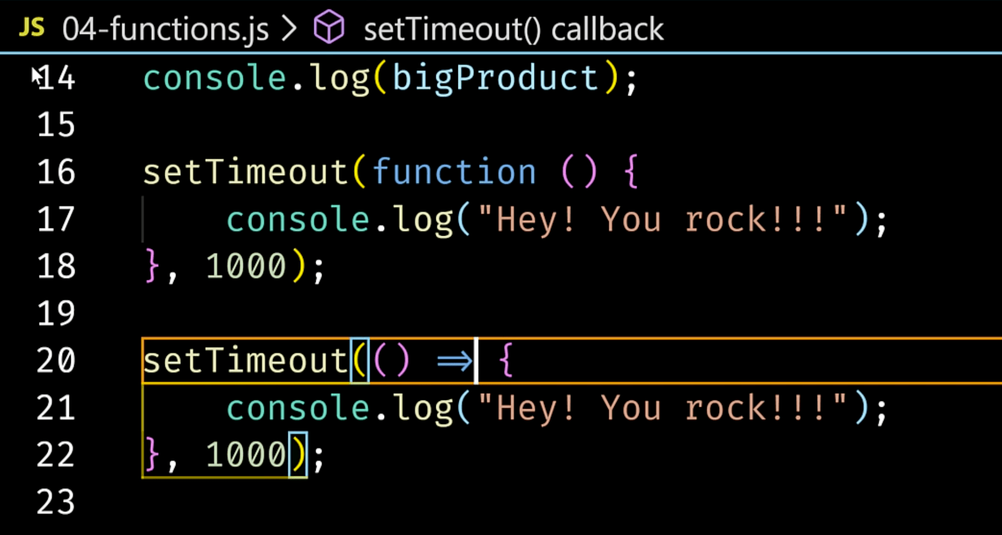 Chapter 3.2 Anonymous and Arrow Functions