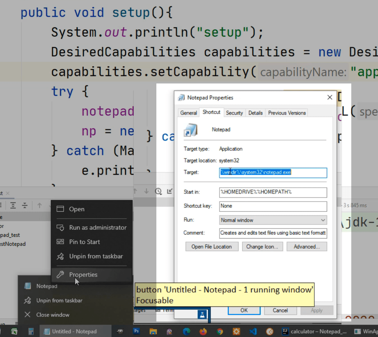 Chapter 10 Keystrokes