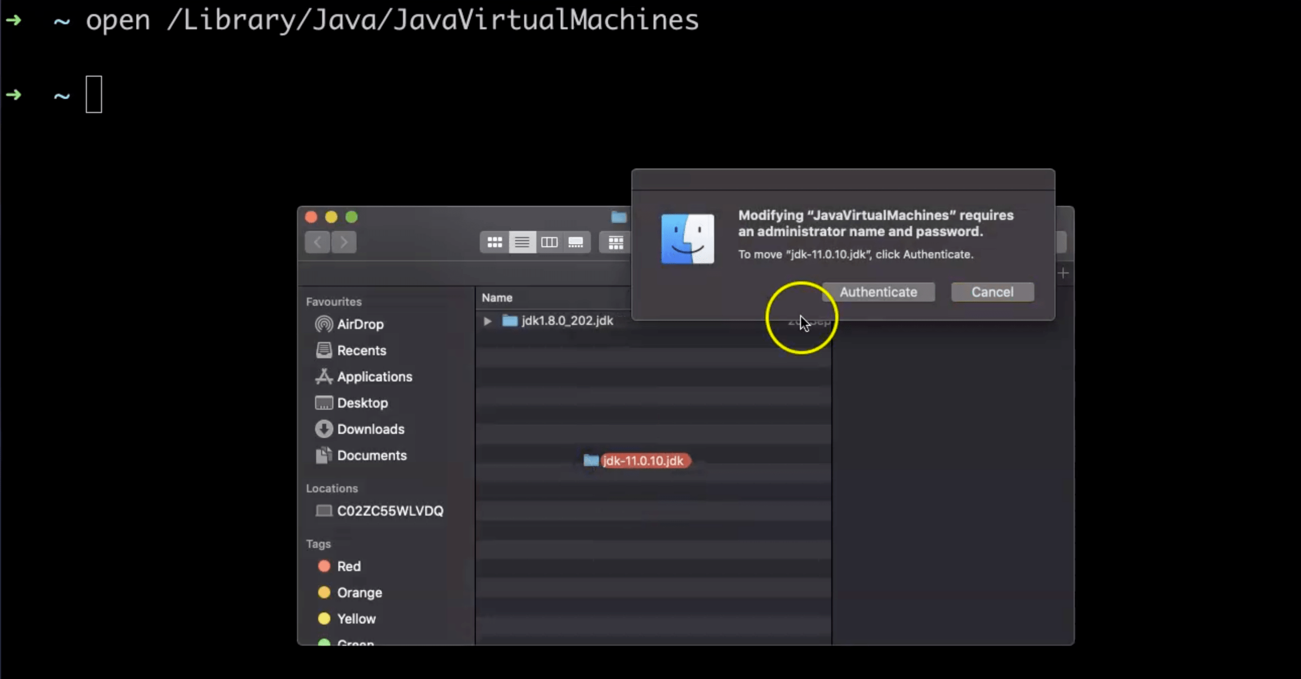 Chapter 3.2 Install Java, NodeJs and Android Studio on macOS