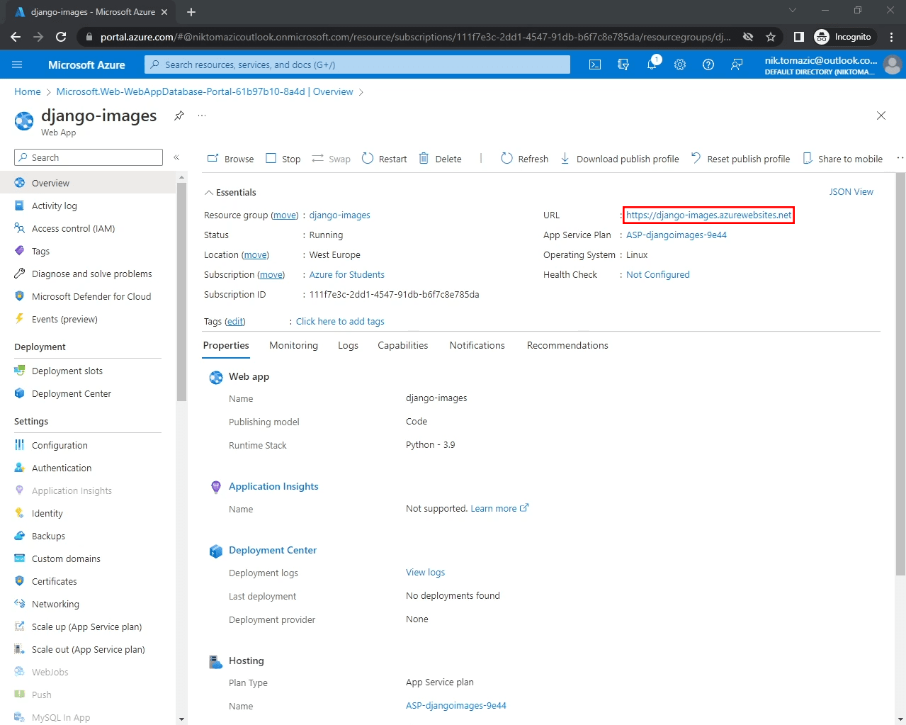 Deploying a Django App to Azure App Service TestDriven.io
