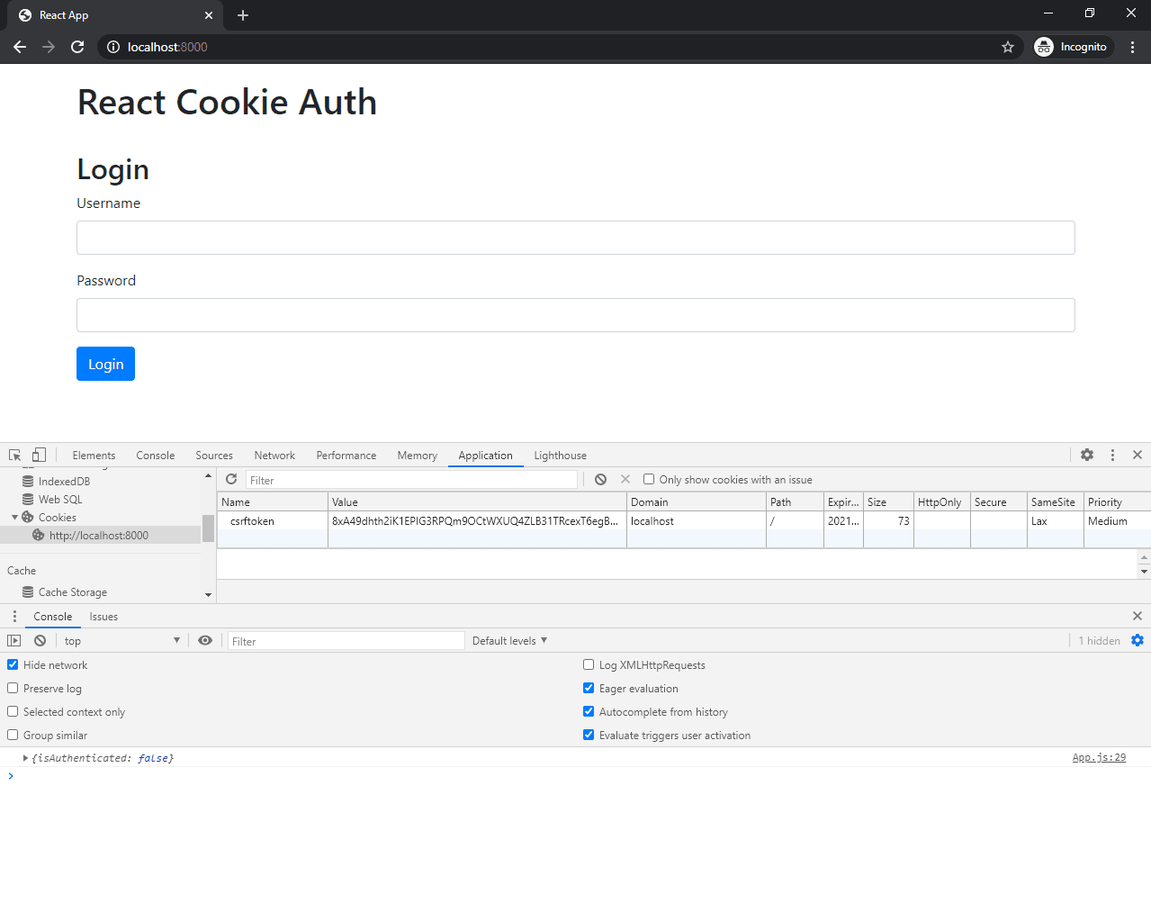 Django Sessionbased Auth for Single Page Apps TestDriven.io
