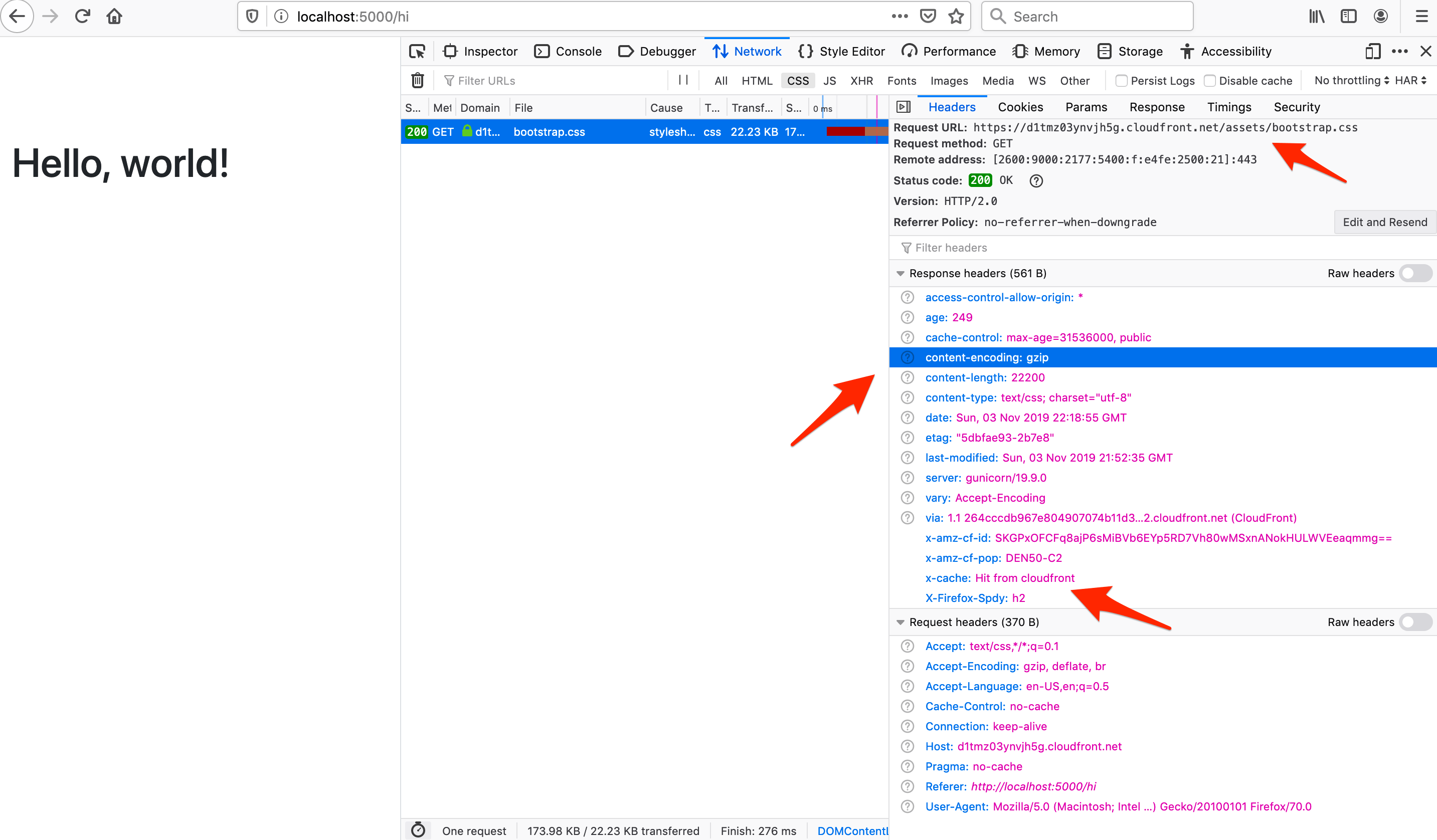 Serving Static Files from Flask with WhiteNoise and Amazon CloudFront
