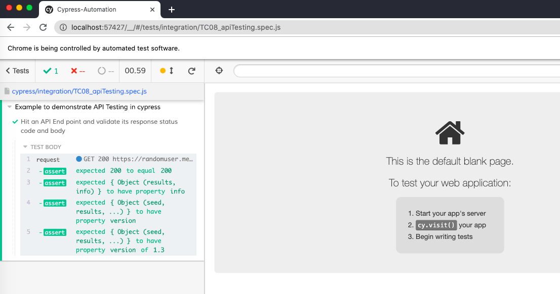 API Testing in Cypress TestersDock