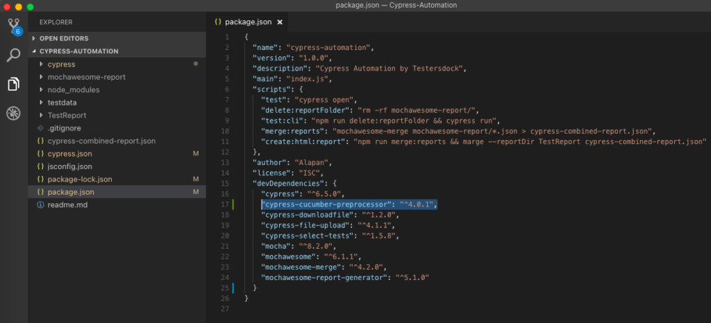 How to use Cypress with Cucumber (BDD) TestersDock