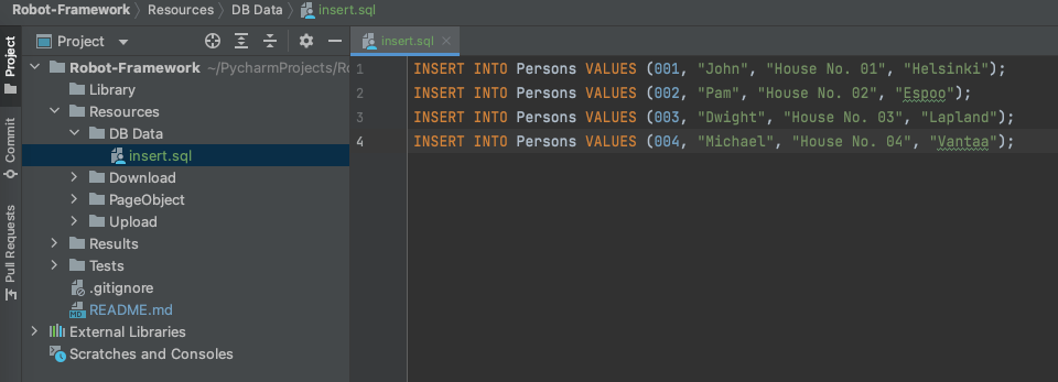 Database Testing in Robot Framework TestersDock