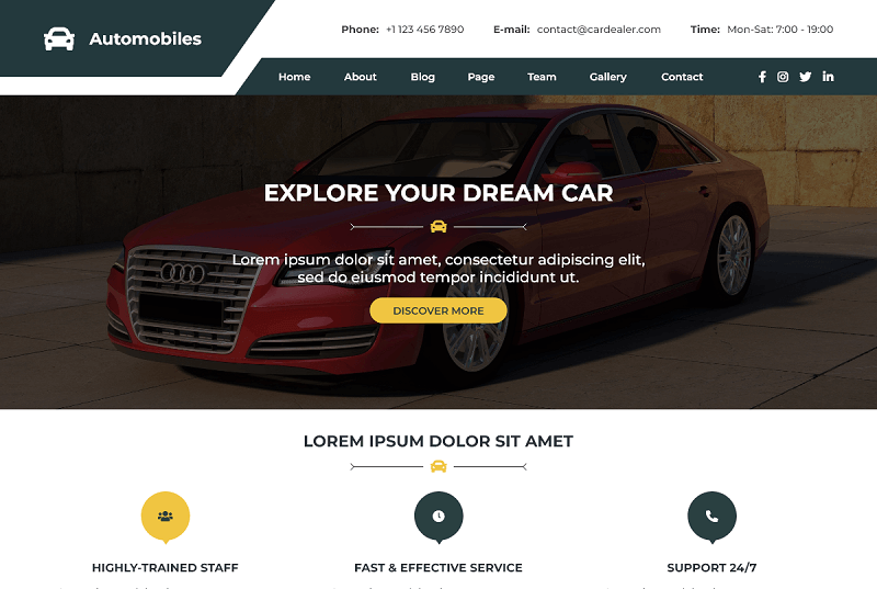 7 Best Free Car Dealer WordPress Themes In 2024 Testerwp