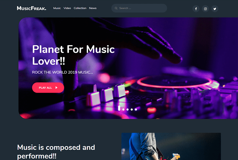 7 Best Free DJ WordPress Themes In 2024 Testerwp