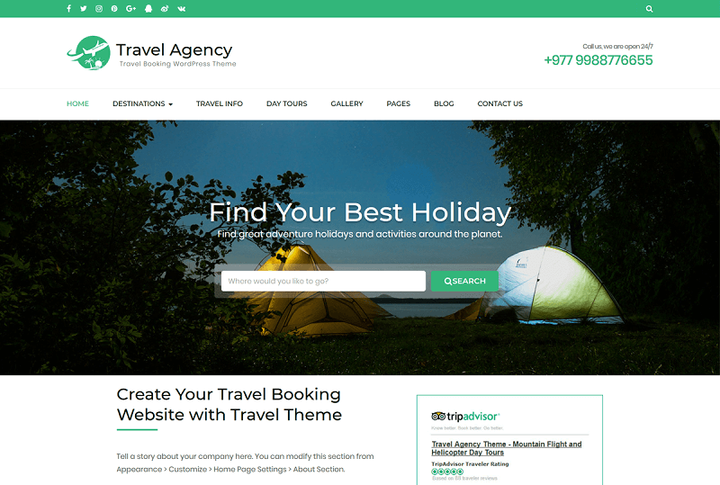 7 Best Free Travel Booking WordPress Themes In 2024 Testerwp