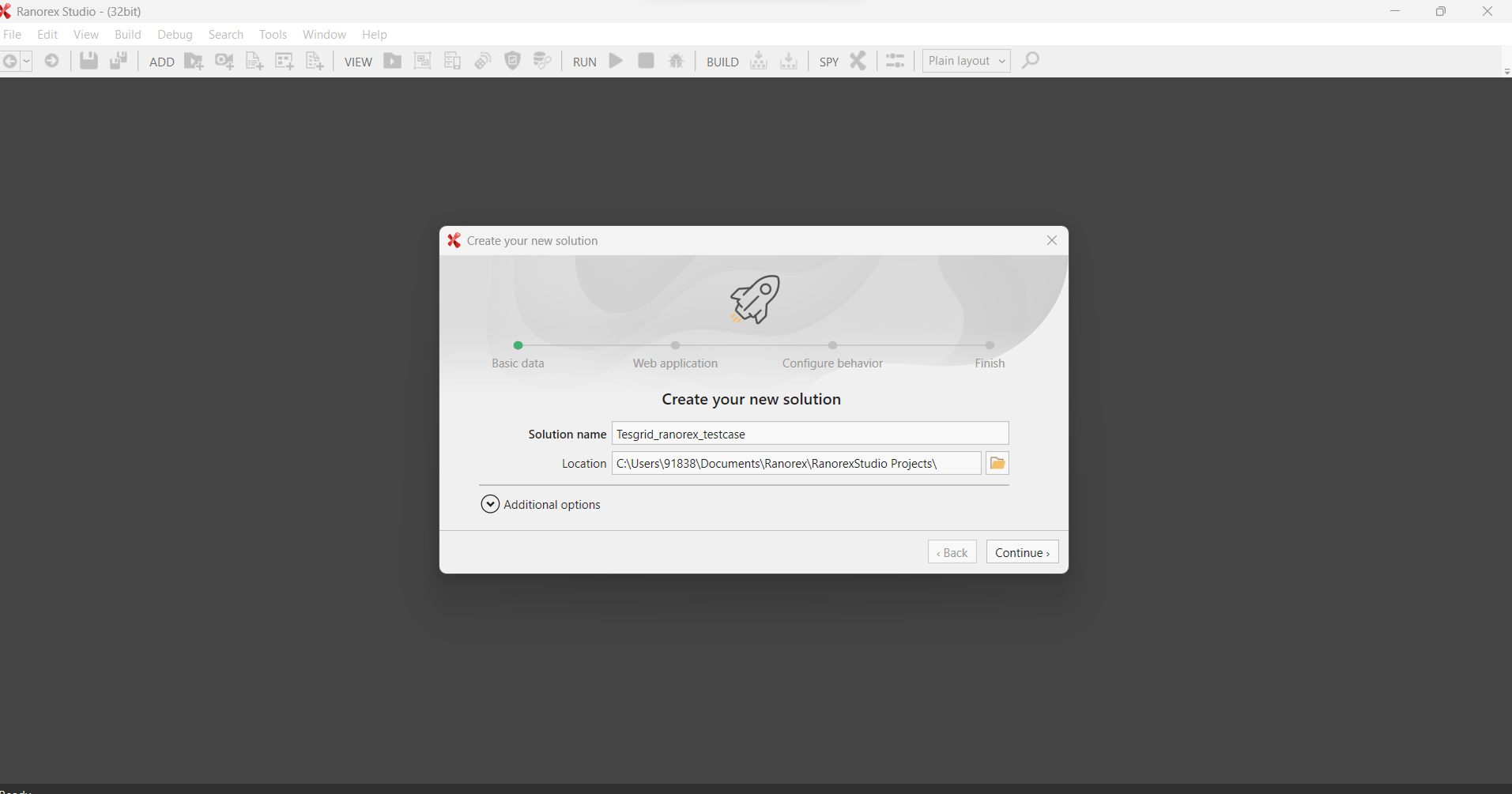 Ranorex integration with Testgrid TestGrid