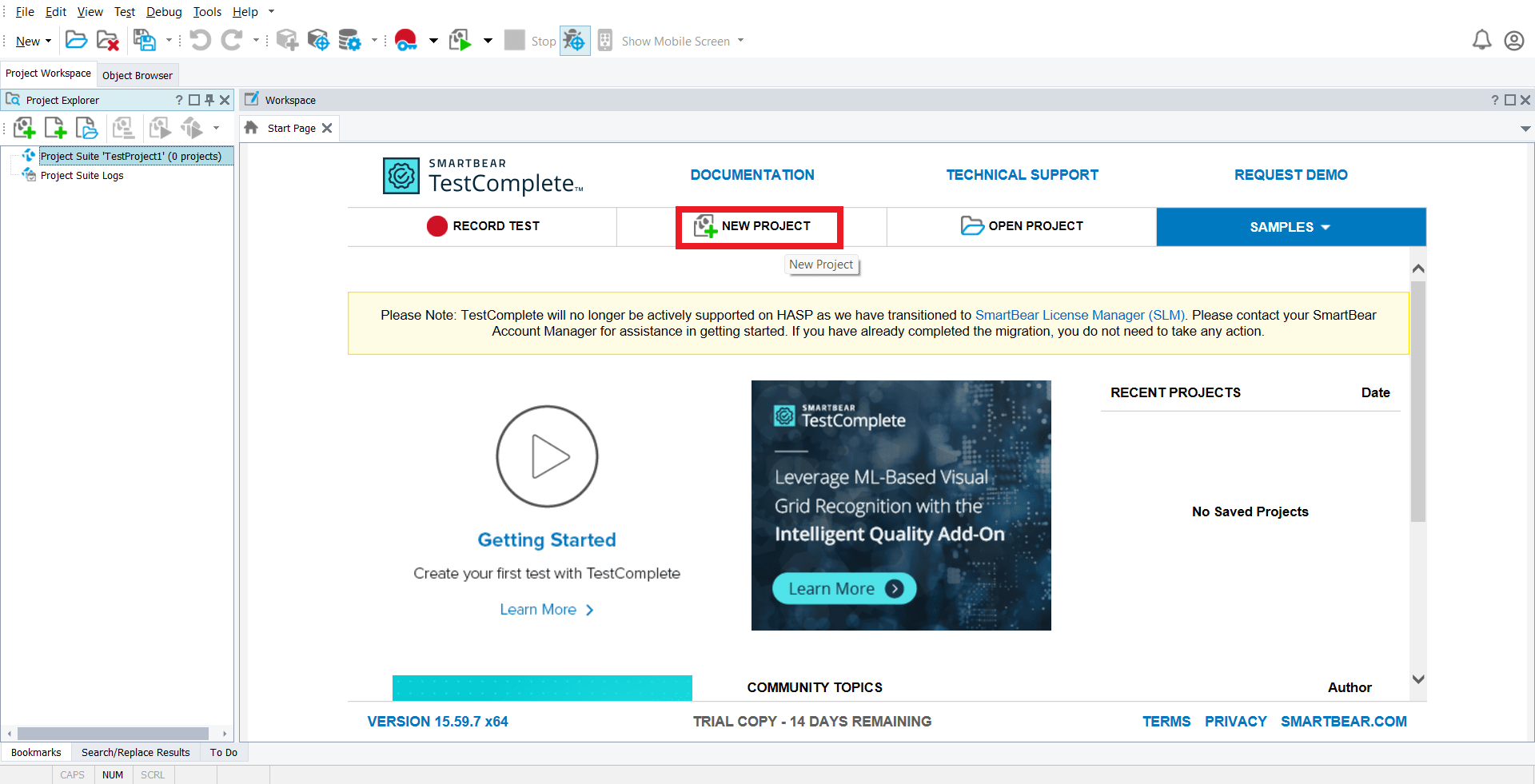 Integration of by SmartBear with TestGrid TestGrid