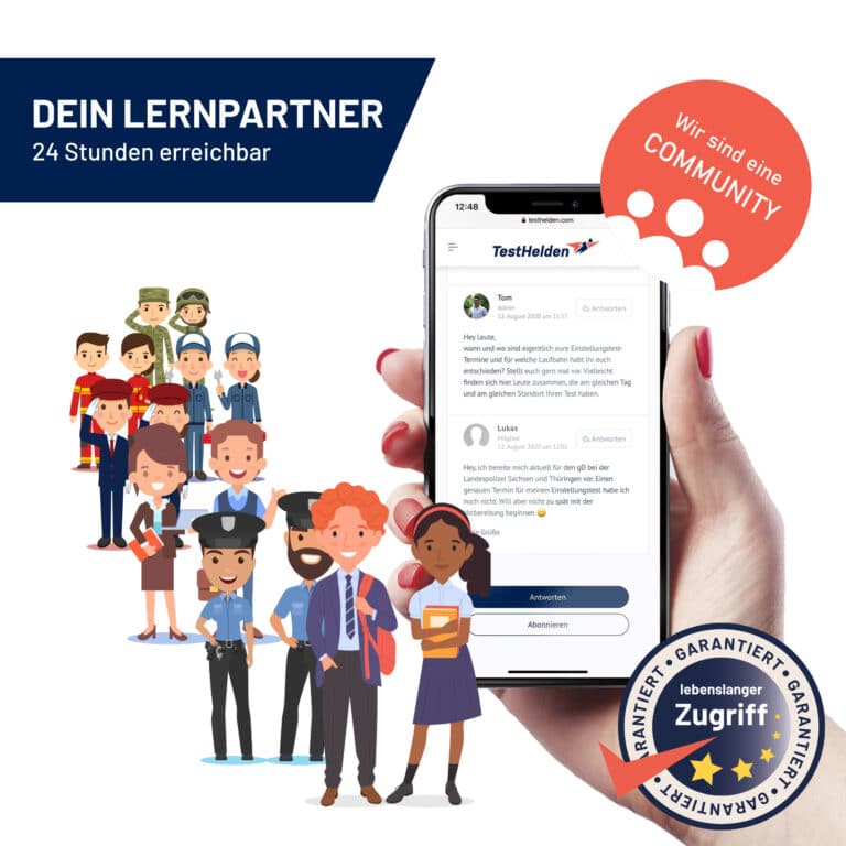Polizei Berlin Einstellungstest 2021 bestehen