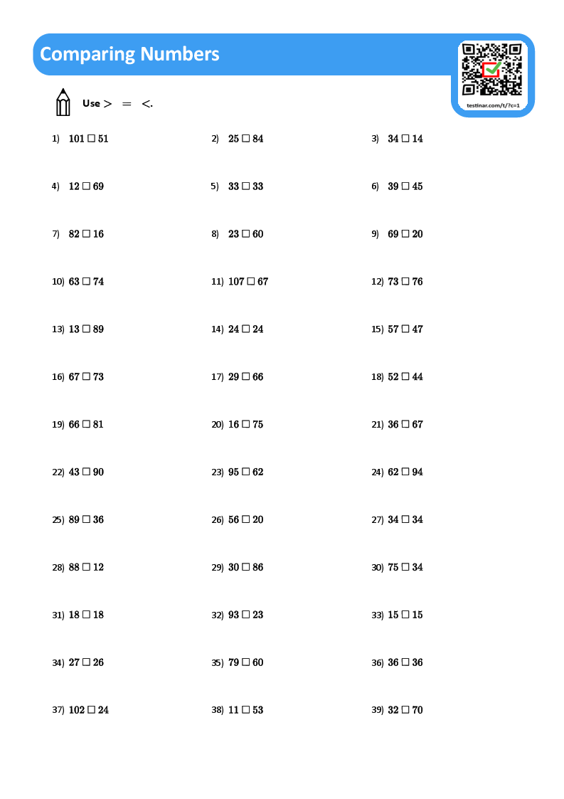 Gre Math Worksheets Worksheets For Kindergarten