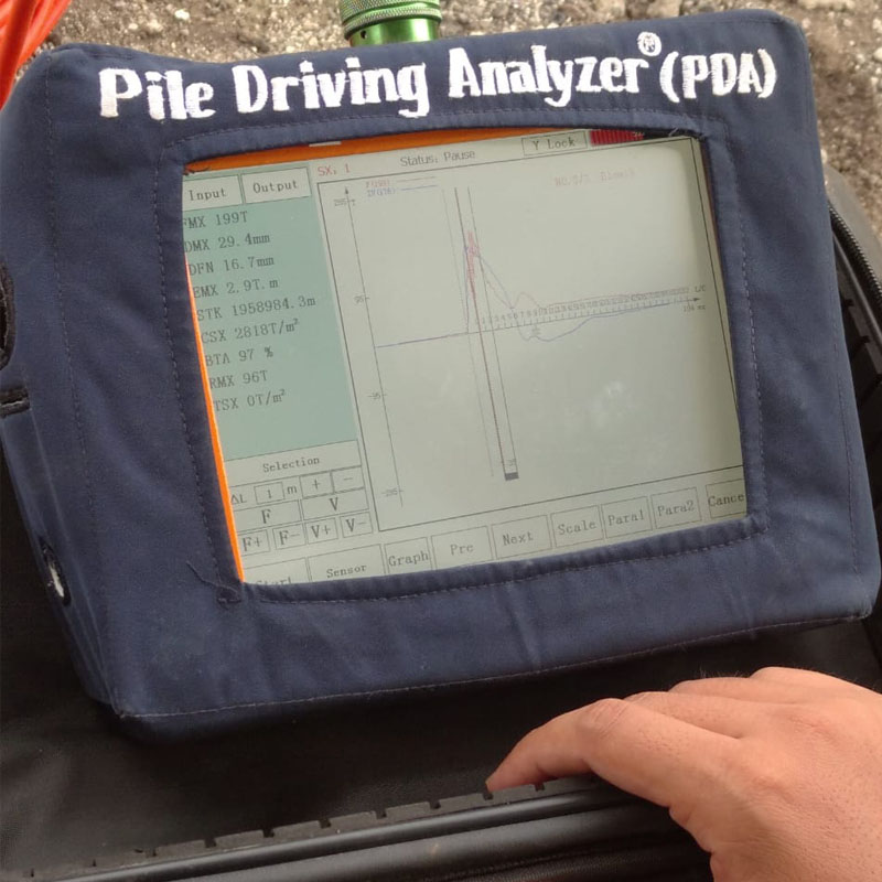 Jasa Pile Driving Analyzer/ PDA Test