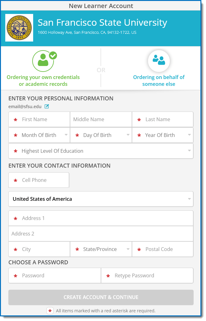 Transcripts Registrar's Office