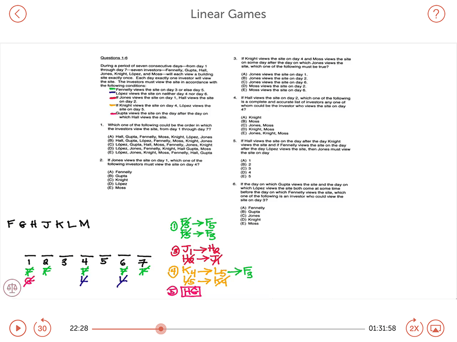 Lsat Logic Games Practice Section Alpha Score Introduction To The