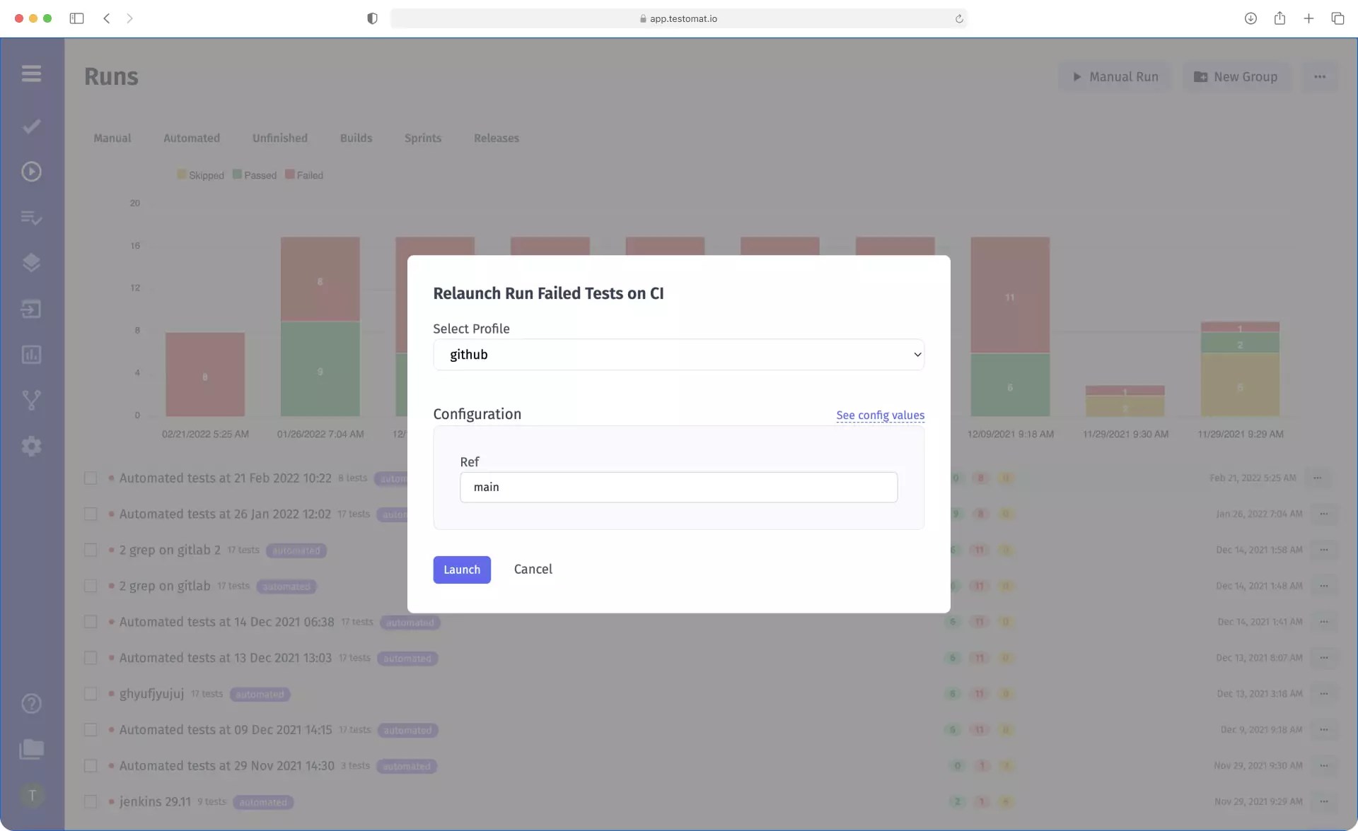 Effortlessly Rerun Failed Tests with Testomat.io's Test Management Tool
