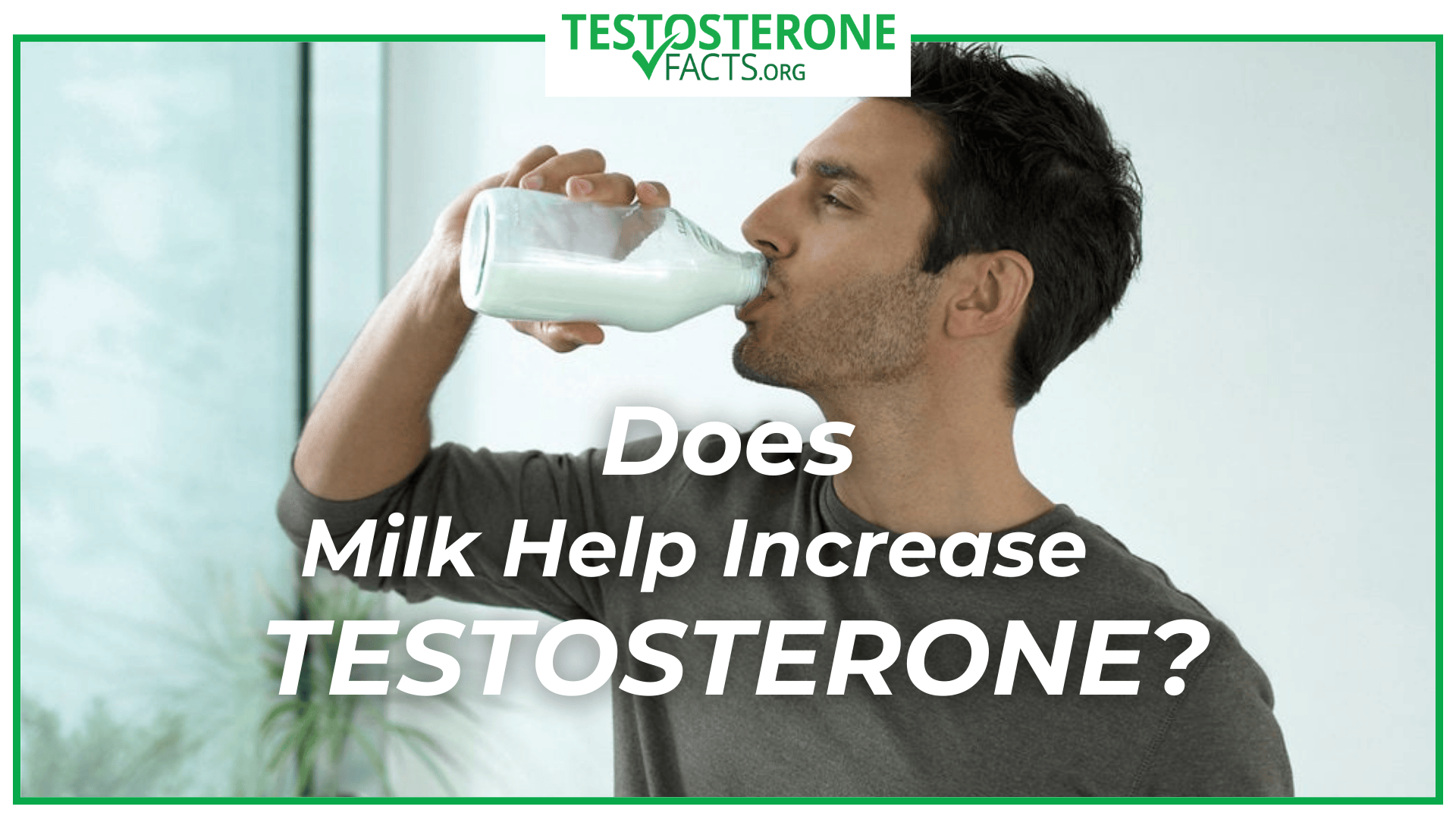 Does Milk Help Increase Testosterone?