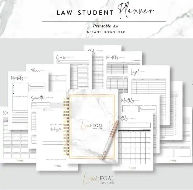 4 Best Planners For Law School [2024 GUIDE]