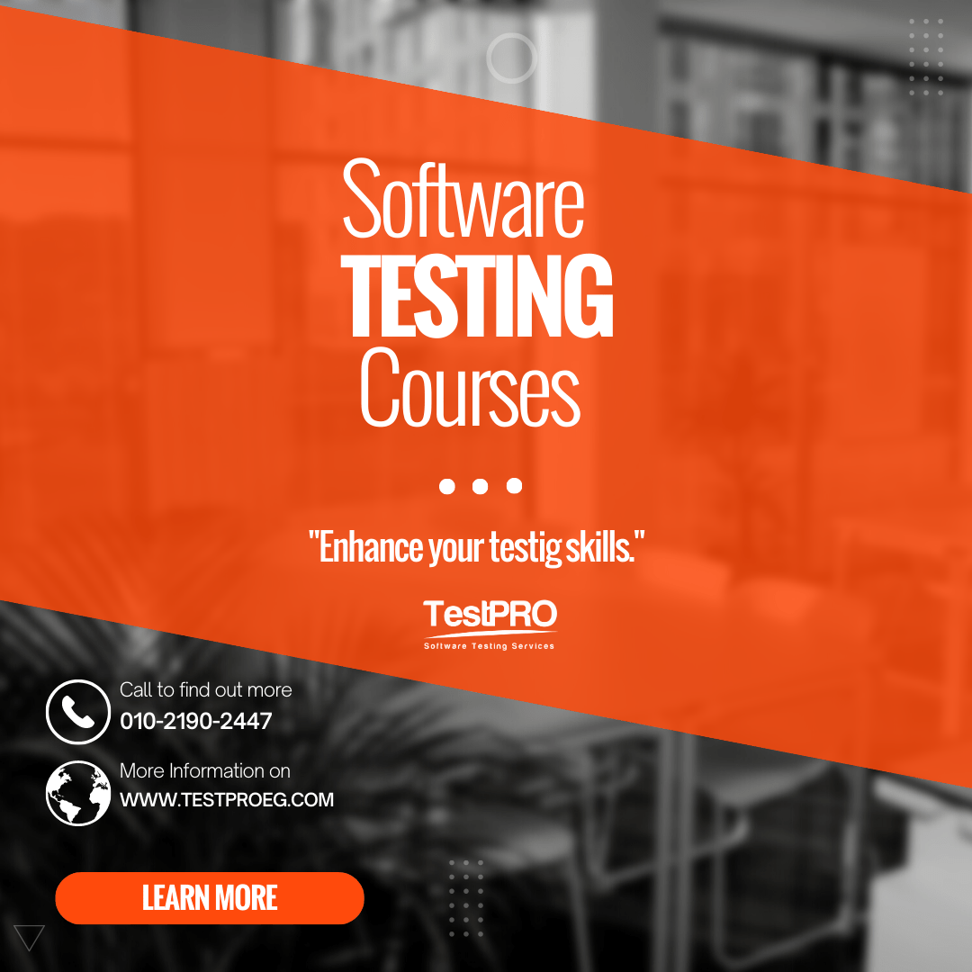 Best Software Testing Training in Egypt and the Middle East