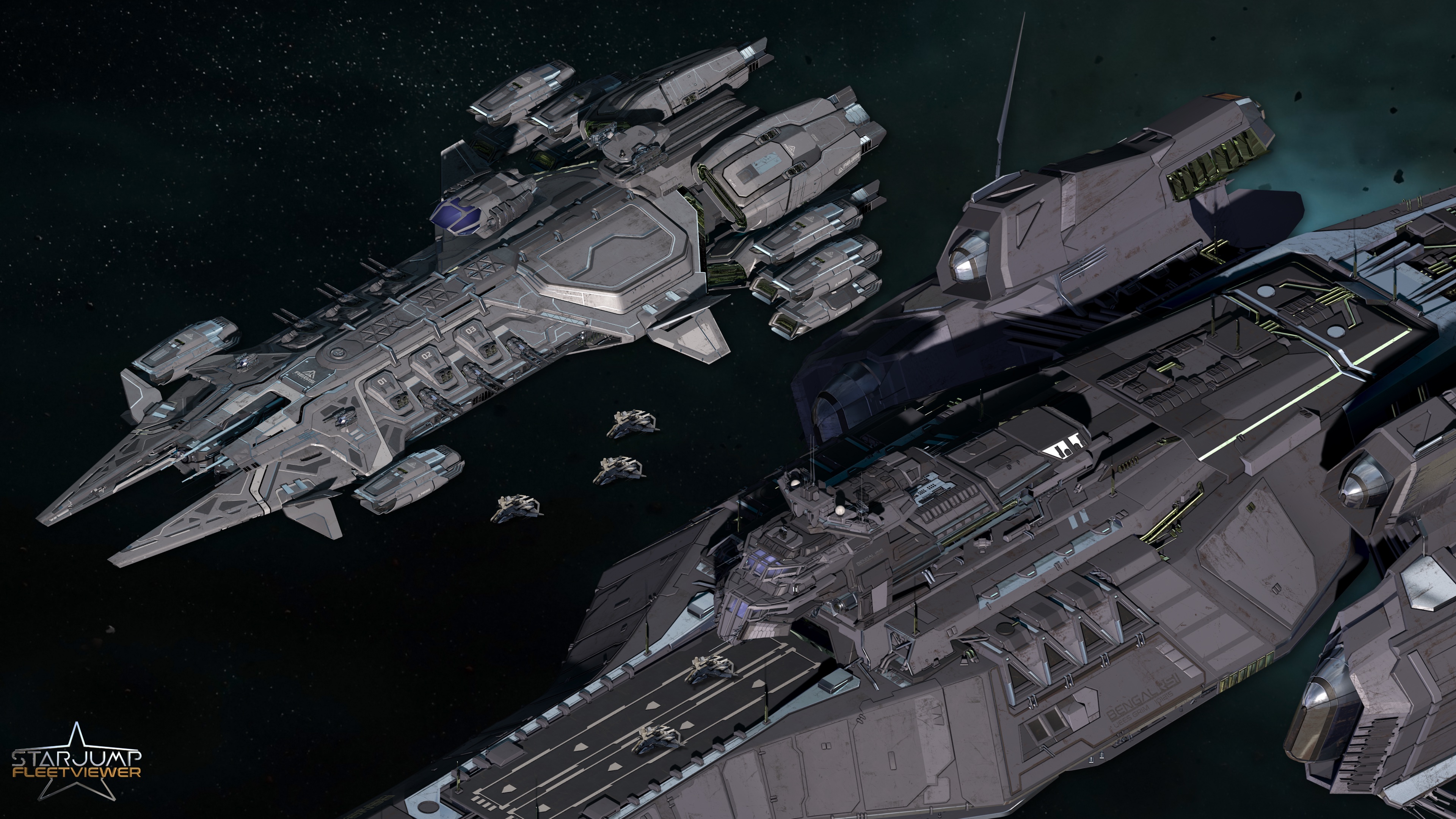 See Star Citizen's biggest ships with the new Fleetviewer TEST