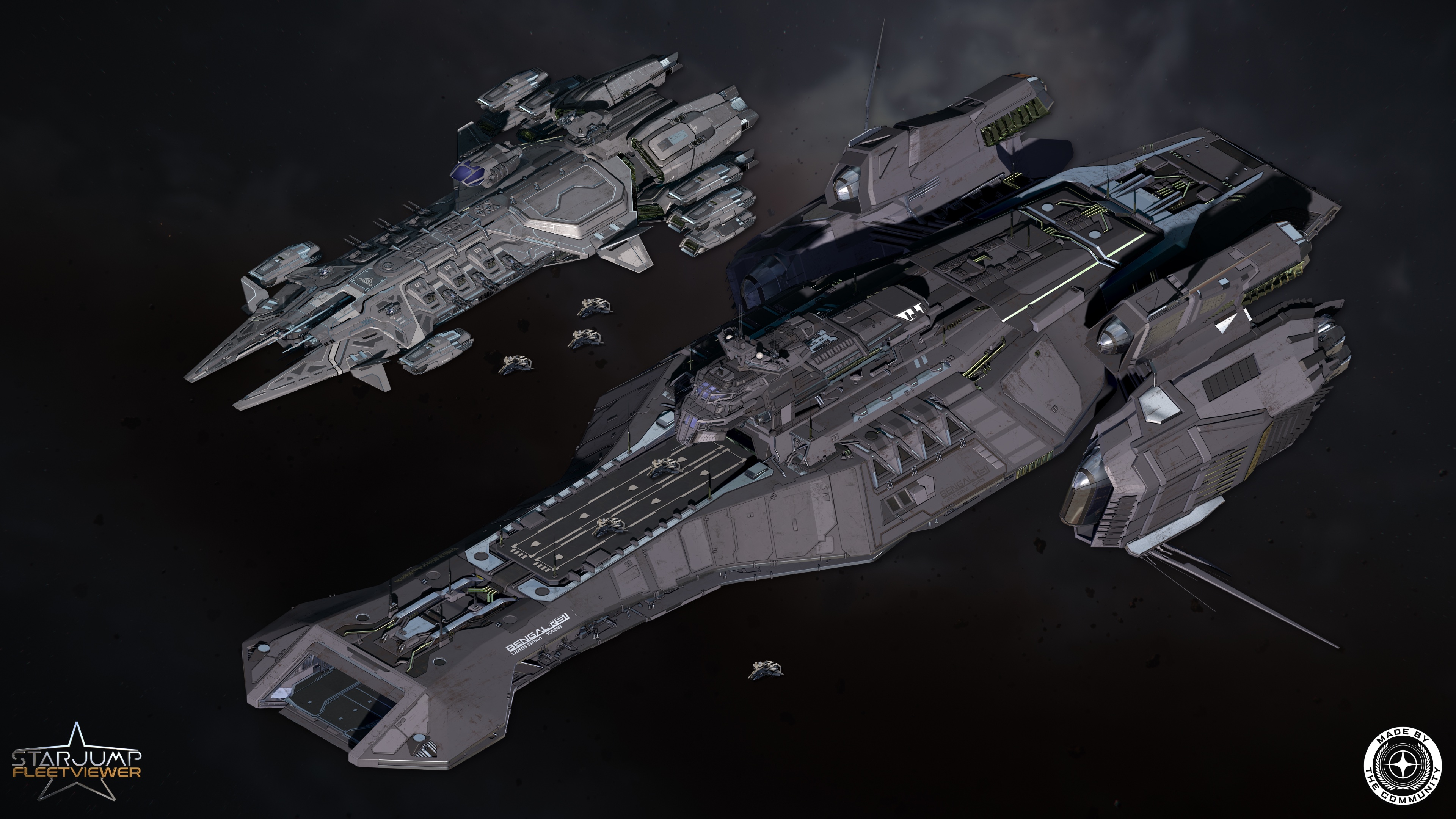 See Star Citizen's biggest ships with the new Fleetviewer TEST Squadron Premier Star Citizen