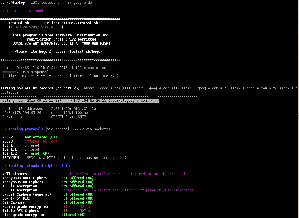 [ETC] SSL Test 방법 정리. testssl.sh을 사용하자. 네이버 블로그