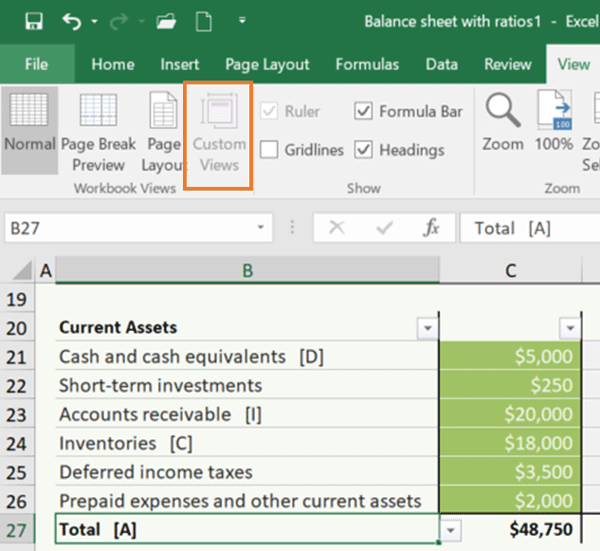 Question 8 Making Excel View types work for you Excel 2016 Test