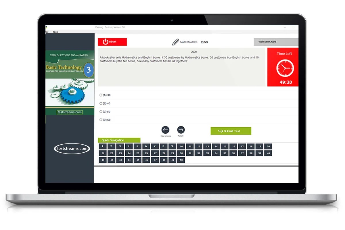 JSS3 Basic Technology Mock Exam Questions Online Practice Teststreams