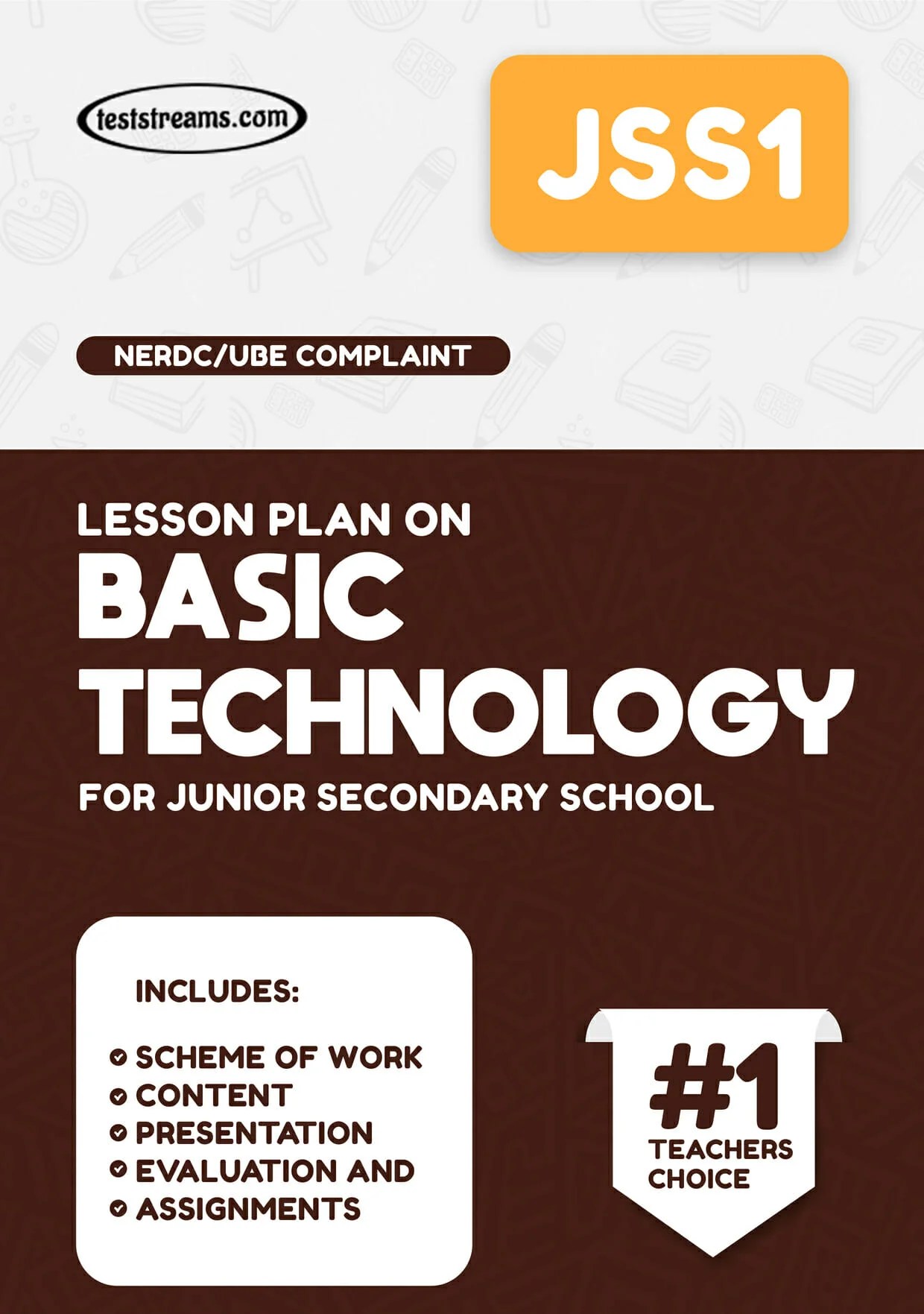 LESSON PLAN ON JSS1 BASIC TECHNOLOGY