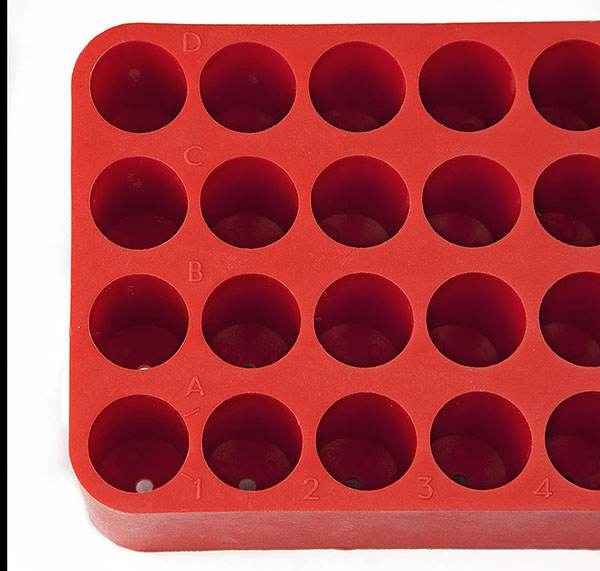 Autoclave test tube rack 1644A for test tubes between 1516mm diameter