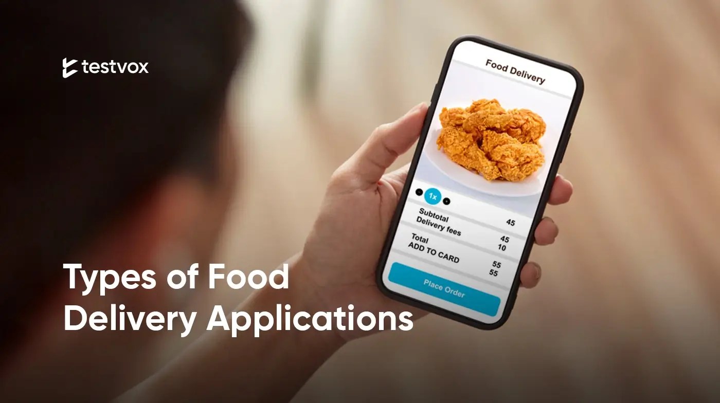 Food Delivery Application Different types