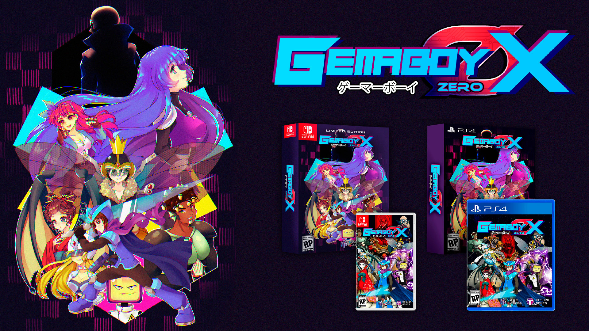 ¡Nueva colaboración Nape Games X Tesura! Gemaboy Zero X comienza su