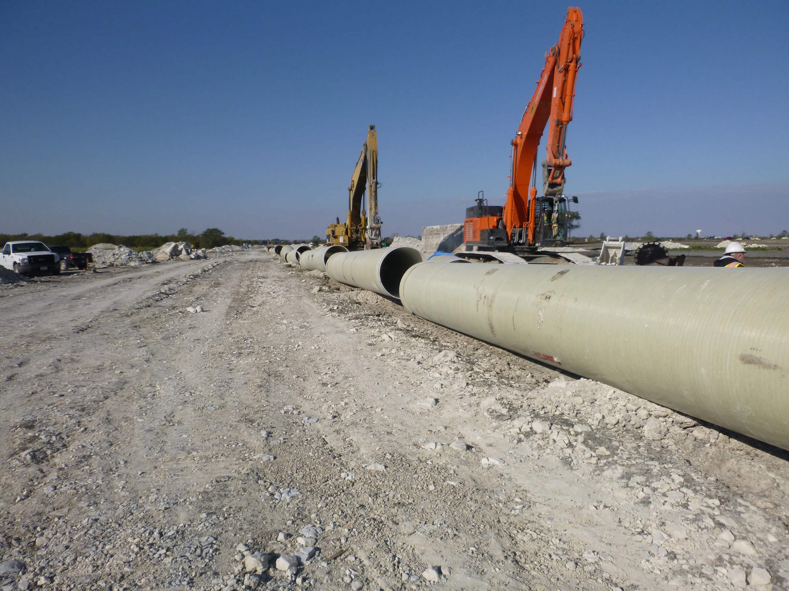 GRE GRP UPVC HDPE Pipe Laying Dubai UAE TETCON