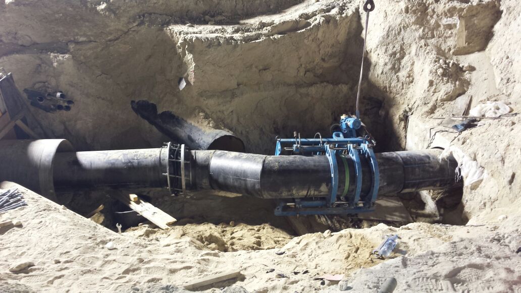 HDPE pipe welding joining TETCON Dubai UAE