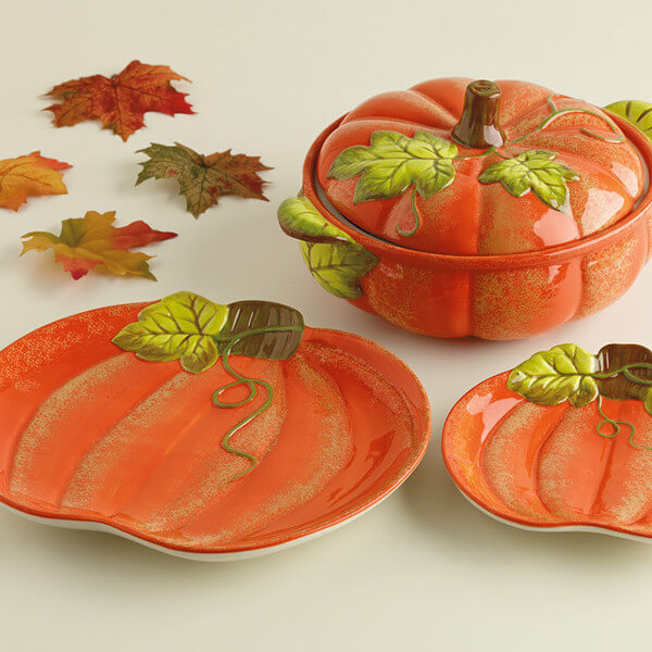 Pumpkin Casserole Baker Teton Timberline Trading