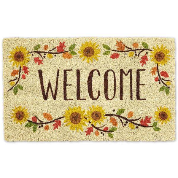 Sunflowers Door Mat Teton Timberline Trading Fall Decor