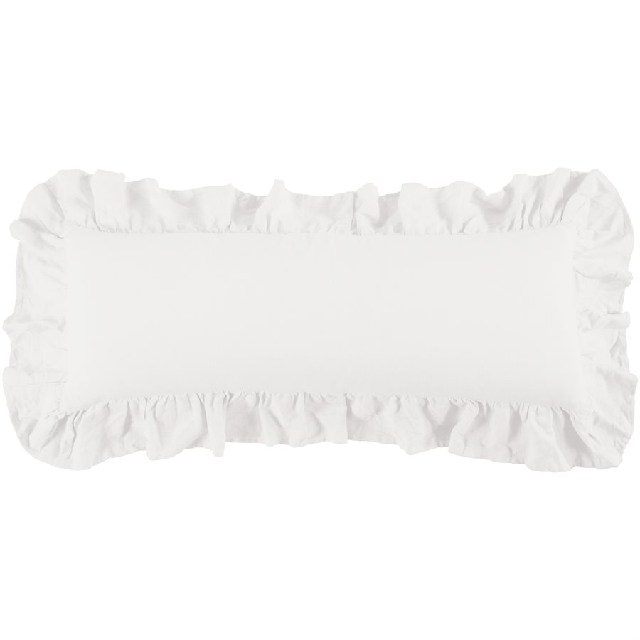 Luna Ruffled Body Pillow Soft Surroundings in Romantic Bedding