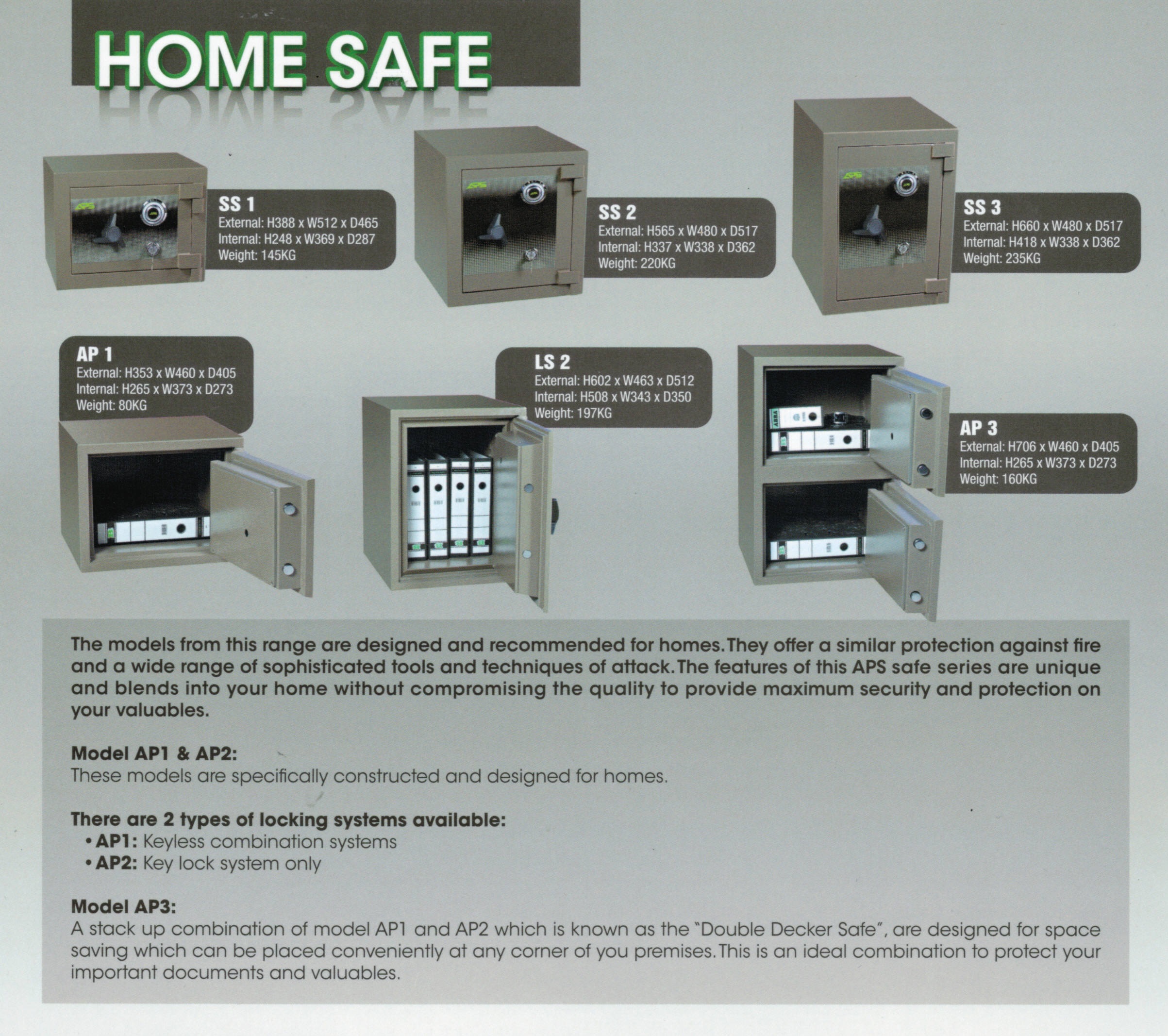 APS Home Safe, APS Home Safe Supplier Malaysia