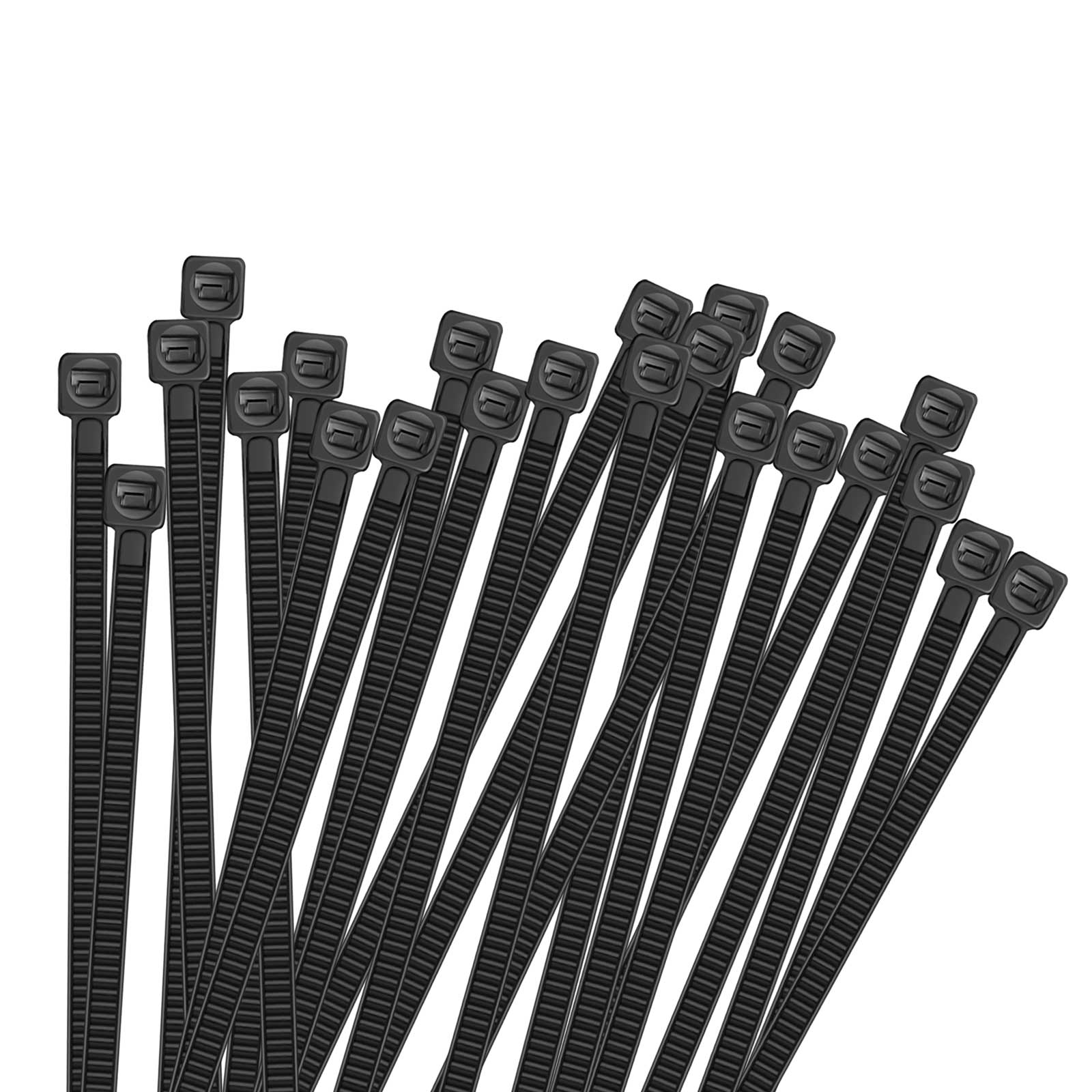 Tevado 100 Pack Cable Zip Ties Heavy Duty 8 Inch, Premium Plastic Wire