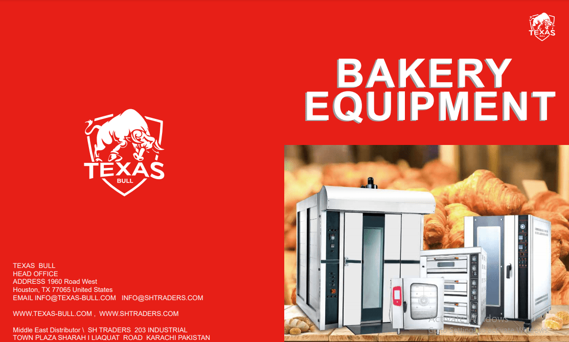 Professional Baking Equipment Texas Bull