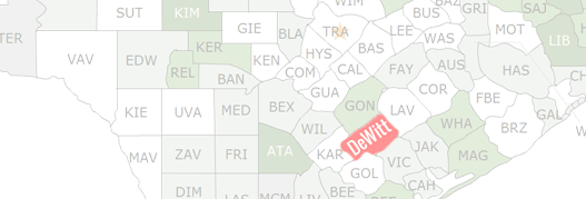Hunt Uptodate Public & Vital Records of DeWitt County, Texas