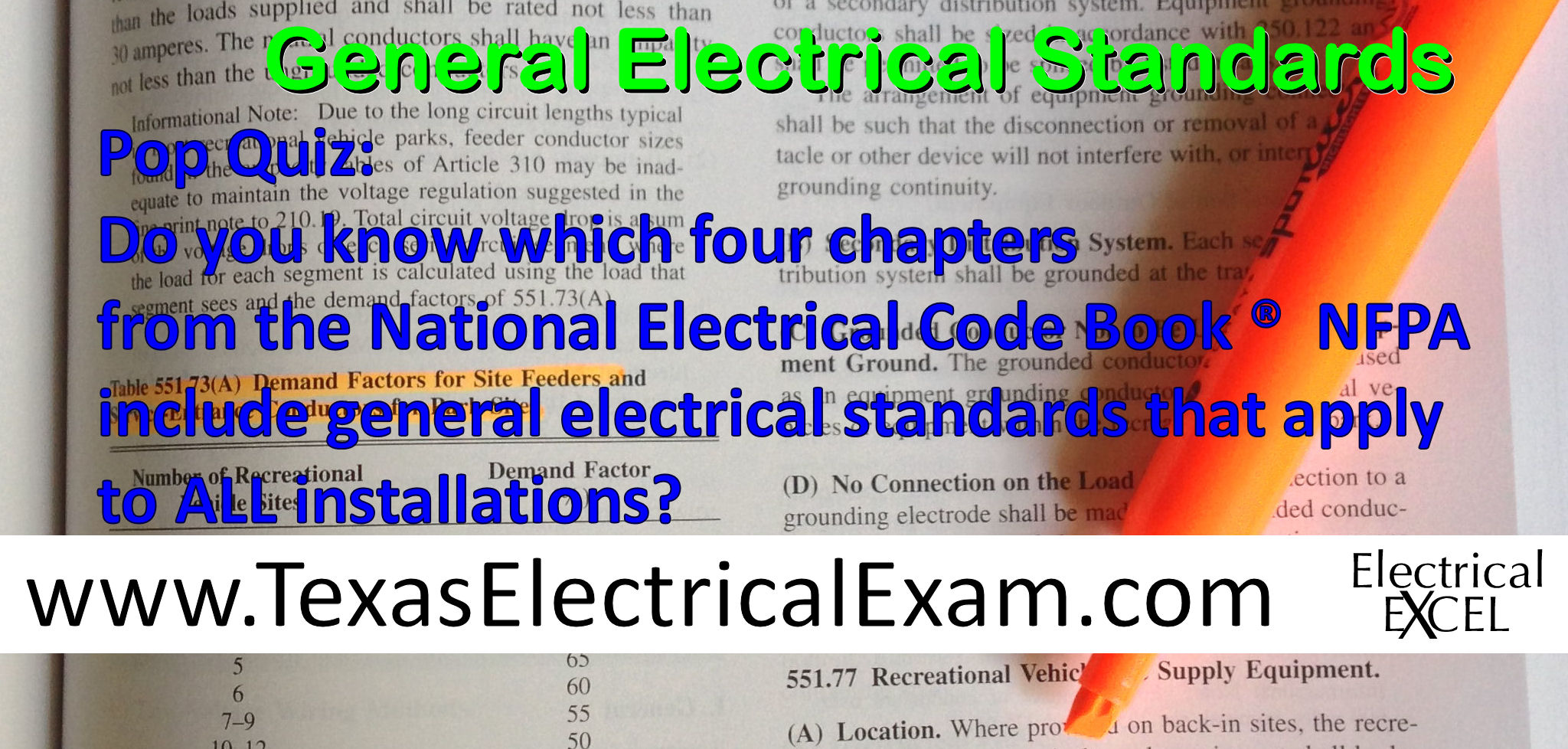 Electrical Exam Prep Tip 147 General Electrical Standards Texas