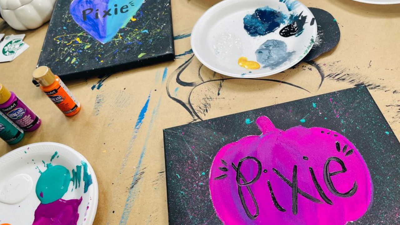 Splatter Paint Idea {Perfect for Kids' Painting Parties} Texas Art and Soul Create a Paint
