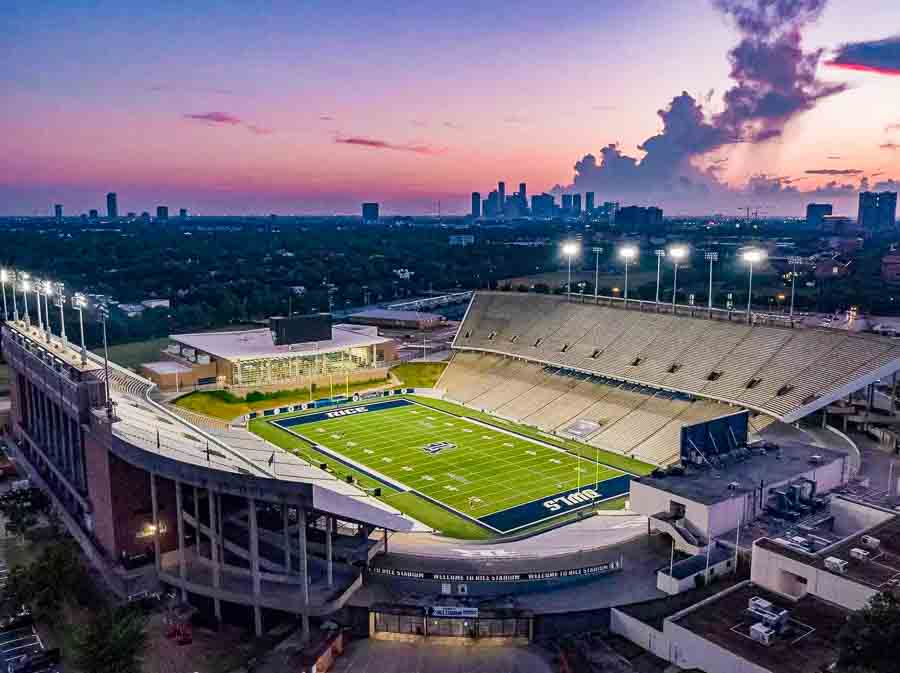 Rice Stadium; Houston;, Texas;