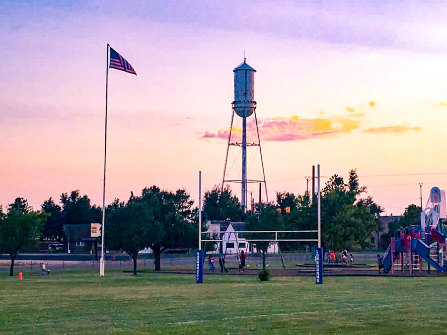 Darrouzett School Park; Darrouzett;, Texas;