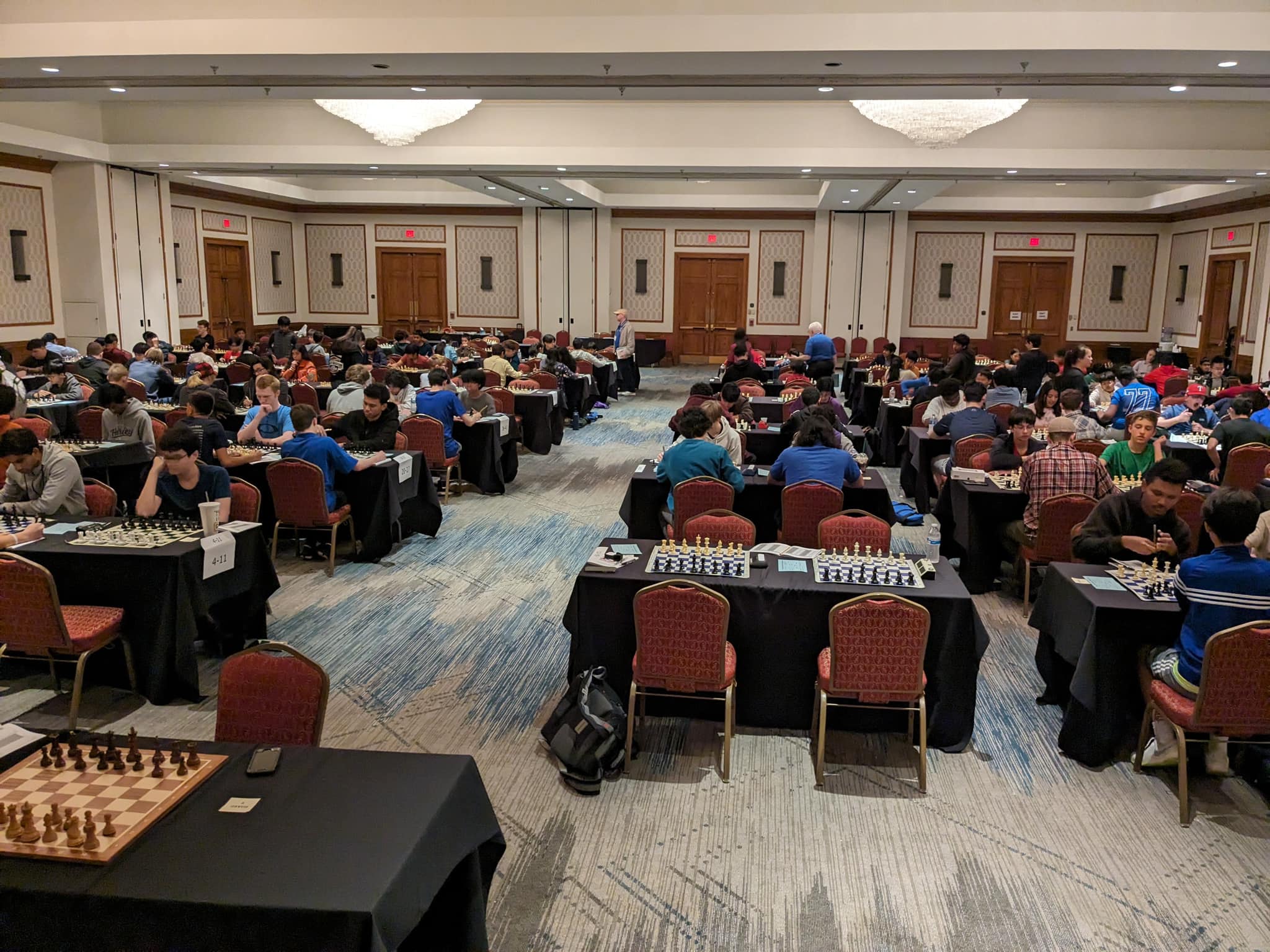 Nearly 400 Players in North Central Scholastic Texas Chess Association