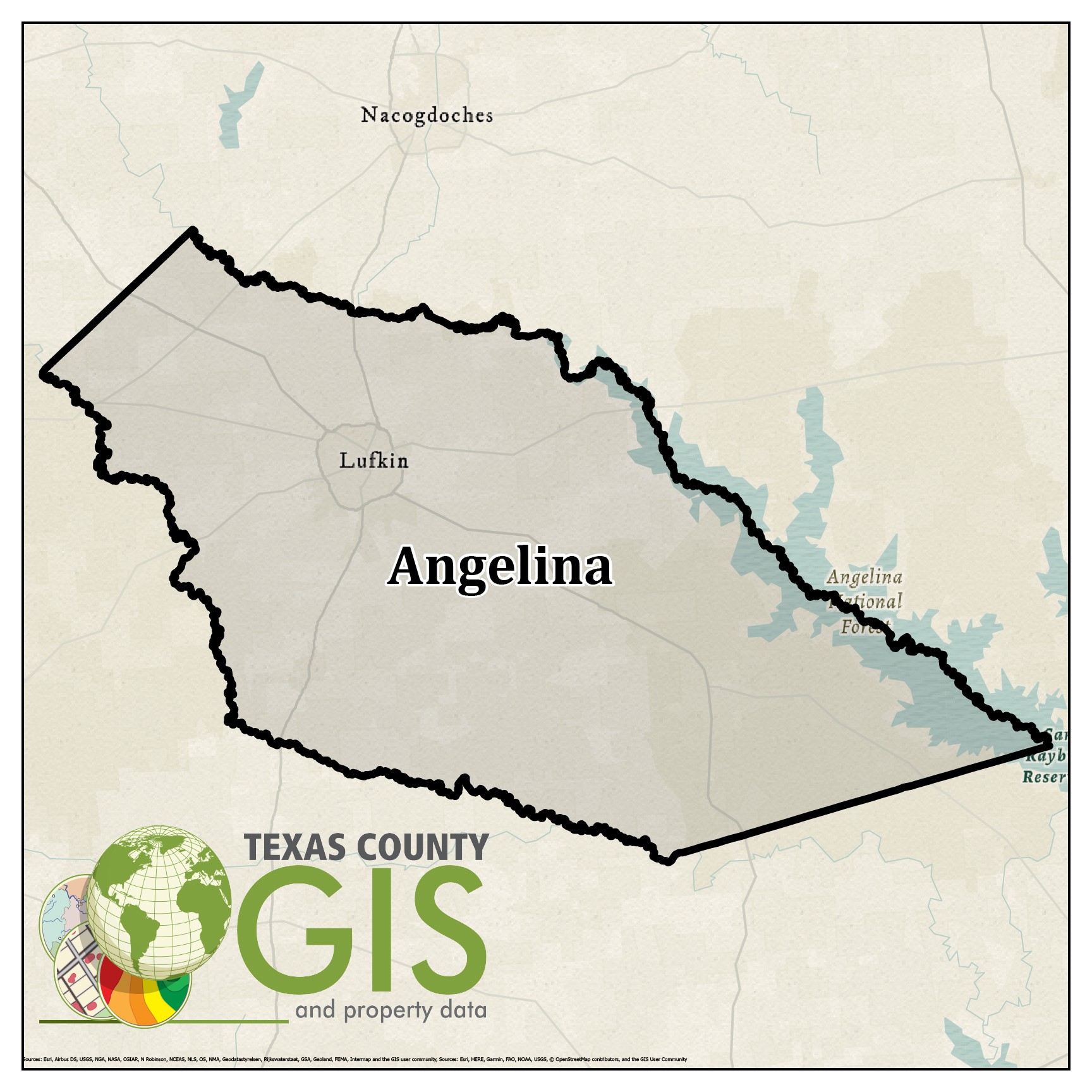 GIS Maps for All Counties in Texas Download Texas GIS Data